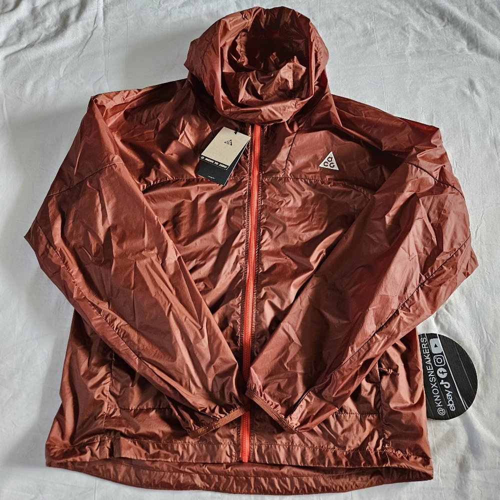 Nike ACG Cinder Cone Bronze Windproof Jacket DB0978 245 Men's Size Small